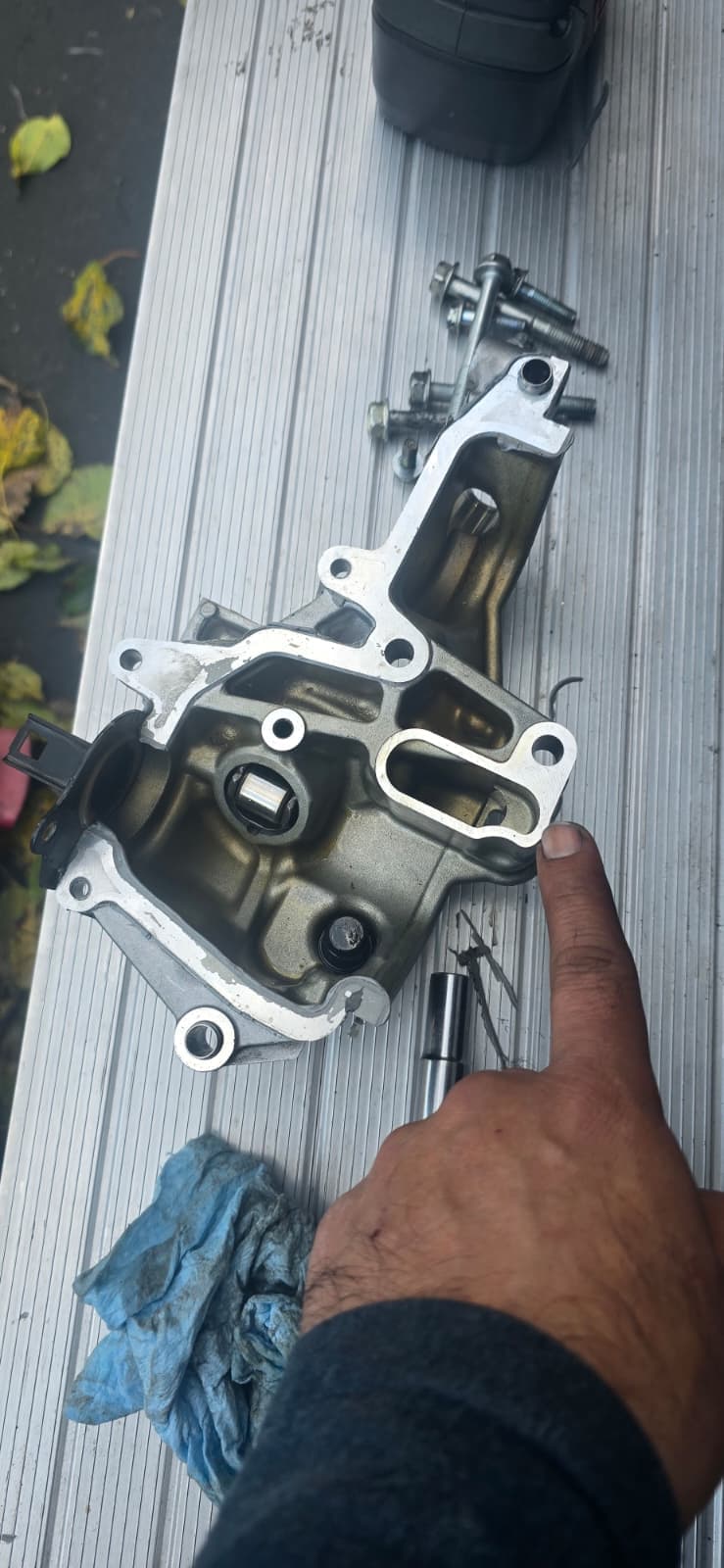 Cleaned intake manifold